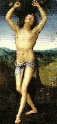 Pietro Perugino st sebastian oil painting on canvas